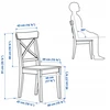IKEA ROSENTORP Kėdė, balta