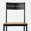 IKEA SANDSBERG kėdė 1 vnt juoda/ruda beica