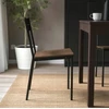 IKEA SANDSBERG kėdė 1 vnt juoda/ruda beica