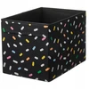 IKEA SKAJARE Pudełko juoda posypka 26x37x26 cm