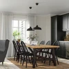 Ikea Skogsta kėdė, akacija, juoda
