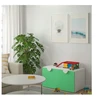 IKEA SMASTAD Ławka su pojemnikiem,žalia, 90x52x48