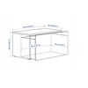 IKEA SMASTAD Ławka su pojemnikiem,žalia, 90x52x48