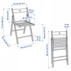 IKEA TERJE MEDINĖ sulankstoma KĖDĖ balta