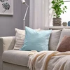 Ikea Užvalkalas 50x50 cm jasnoniebieska medvilnė aksamit