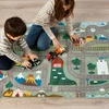 IKEA VALLABY Dywan dziecięcy, žalia, 100x133 cm
