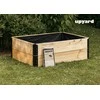 Įklotas sudedamajai augalų dėžei Upyard Upyard 120x80x40cm PP/juodas