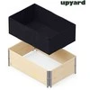 Įklotas sudedamajai augalų dėžei Upyard Upyard 120x80x40cm PP/juodas
