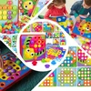Ikonka Mokomoji Montessori mygtuko mozaikos dėlionė 57 vnt
