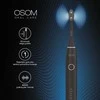 Įkraunamas, elektrinis, garsinis dantų šepetėlis OSOM Oral Care Sonic Elektrinis dantų šepetėlis Juodas OSOMORALV10BL, juodos spalvos