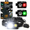 Įkraunamas LED galvos žibintas su jutikliu 20W Videx, Li-ion 2x18650 2200mAh