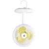 Įkraunamas stalinis ventiliatorius DP 7632, su LED lempute