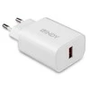 Įkroviklis - LINDY USB Type A Įkroviklis, Greitas Įkrovimas, 18W, Baltas