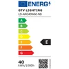 GTV 40W LED panelė ARGO, balta, 4000K, 60x60cm, IP44