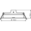 Įleidžiama LED panelė PHILIPS MESON, 12,5 W, 4000 K, 1300 lm, ø14 cm