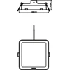 Įleidžiama LED panelė PHILIPS MESON, 12,5 W, 4000 K, 1300 lm, 14 x 14 cm