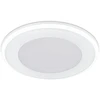 Įleidžiama LED panelė TRIO AURA, 10 W, 1040 lm, 3000 K, baltos sp., ø14,5 cm