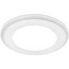 Įleidžiama LED panelė TRIO AURA, 10 W, 1040 lm, 3000 K, baltos sp., ø14,5 cm