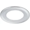 Įleidžiama LED panelė TRIO CORE, 10 W, 1040 lm, 3000 K, chromo sp., ø14,5 cm