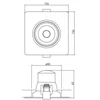 LED šviestuvas VOLARE, šviestuvo tipas, 10W, 800lm, AC175-250V, 50/60 Hz, PF>0,5, RA>80, I
