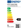 LED šviestuvas VOLARE, žemyn šviestuvo tipas, 5W, 400lm, AC175-250V, 50/60 Hz, PF>0,5, RA>
