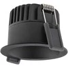 Ledvance 4/6/8W LED įleidžiamas šviestuvas, juodas, 3000K, IP44, dimeriuojamas