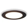 Įleidžiamas LED šviestuvas TRIO AURA, 10 W, 3000 K, 1040 lm, 2 šviesos šaltiniai, juodos sp., Ø15 cm