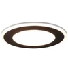 Įleidžiamas LED šviestuvas TRIO AURA, 10 W, 3000 K, 1040 lm, 2 šviesos šaltiniai, juodos sp., Ø15 cm