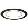 Įleidžiamas LED šviestuvas TRIO CORE, 10 W, 3000 K, 1040 lm, 2 šviesos šaltiniai, juodos sp., Ø15 cm