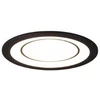 Įleidžiamas LED šviestuvas TRIO CORE, 10 W, 3000 K, 1040 lm, 2 šviesos šaltiniai, juodos sp., Ø15 cm