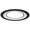 Įleidžiamas LED šviestuvas TRIO CORE, 10 W, 3000 K, 1040 lm, 2 šviesos šaltiniai, juodos sp., Ø15 cm