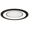 Įleidžiamas LED šviestuvas TRIO CORE, 10 W, 3000 K, 1040 lm, 2 šviesos šaltiniai, juodos sp., Ø15 cm