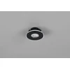 Įleidžiamas LED šviestuvas TRIO LAMONT, IP65 6,5W 650lm 3000K juodos sp Ø8,2x3,8cm