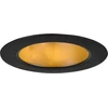 Įleidžiamas LED šviestuvas TRIO VIRUNGA, IP44 6W 900lm 2300/3000/4000K juodos sp Ø11x8,5cm