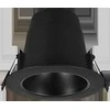 Įleidžiamas LED šviestuvas TRIO VIRUNGA, IP44 6W 900lm 2300/3000/4000K juodos sp Ø11x8,5cm