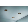 Įleidžiamas LED šviestuvas TRIO VIRUNGA, IP44 6W 900lm 2300/3000/4000K juodos sp Ø11x8,5cm