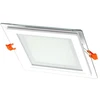 Įleidžiamas stiklinis LED šviestuvas VESTALIGHT, 3000 K, 18 W, 1347 lm, IP40, 20 x 20 cm