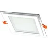 Įleidžiamas stiklinis LED šviestuvas VESTALIGHT, 3000 K, 12 W, 839 lm, IP40, 16 x 16 cm