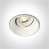 Bikuvalt 10W LED įleidžiamas šviestuvas, baltas, GU10, 11109FA/W