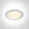 Bikuvalt 13W LED įleidžiamas šviestuvas, baltas, 3000-4000K-6000K, 10113UV/W/V