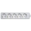 Emos Ilgiklis 5 lizdų 5.0m su įžeminimu (baltas) 1.5mm²