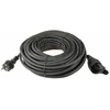 Emos Ilgiklis 1 lizdo 10m su įžeminimu 3x1.5 mm² IP44 su gumine izoliacija, juodas