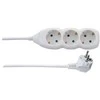 Emos Ilgiklis 3 lizdų 5.0m su įžeminimu (baltas) 1.5mm²