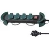 Ilgintuvas su įžeminimu ir jungikliu IP44 Electraline 4-viet./4m/3x1.5mm2 H07RN-F