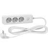Ilgintuvas su įžeminimu ir jungikliu Schneider Electric 3viet./3m/3x1.5mm2 baltas