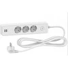 Ilgintuvas su įžeminimu ir USB jungties lizdu Schneider Electric 3viet./3m/3x1.5mm2 baltas