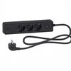 SCHNEIDER ELECTRIC UNICA SYSTEM+ EXTENSION CORD - 3M 3X SUKO + 2X USB - Juodas