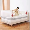 iMex Toys iMex barierka do łóżka SMART 140 cm balta ir-pilka