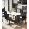 Impor 6x Lori Chair Juodas Glamour Juodas Eco-odos kristalų cirkonio rinkinys