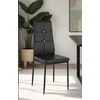 Impor 6x Lori Chair Juodas Glamour Juodas Eco-odos kristalų cirkonio rinkinys